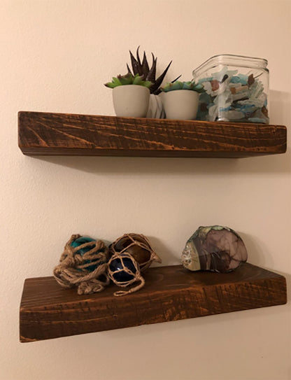 Heavy Duty Floating Shelf – 3” Thick, 7” Deep