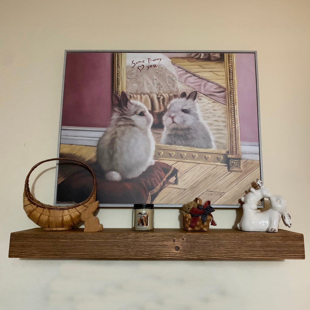 Slim Floating Shelf – 2” Thick, 6” Deep