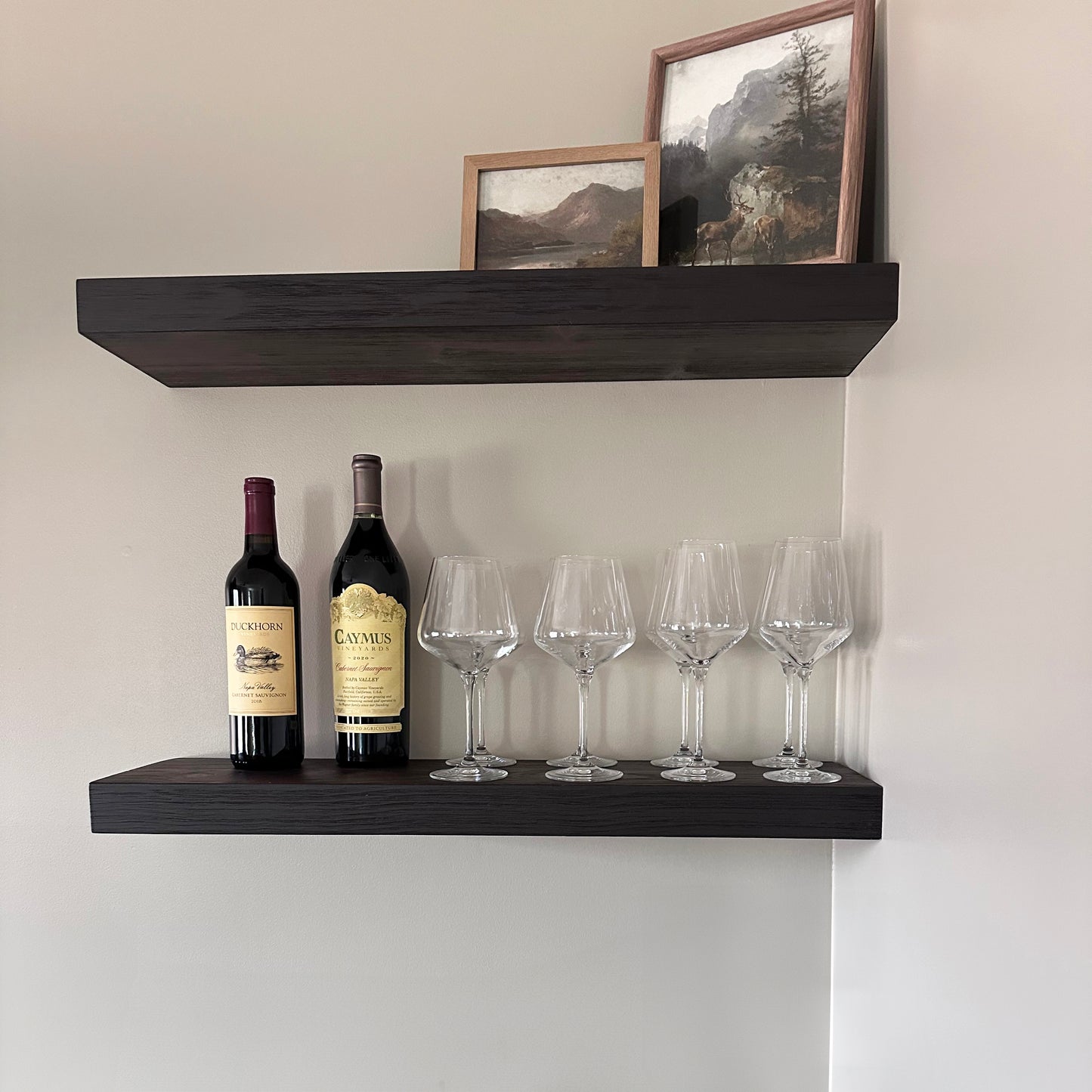 Standard Floating Shelf – 2” Thick, 9” Deep