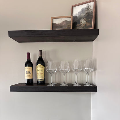 Standard Floating Shelf – 2” Thick, 9” Deep