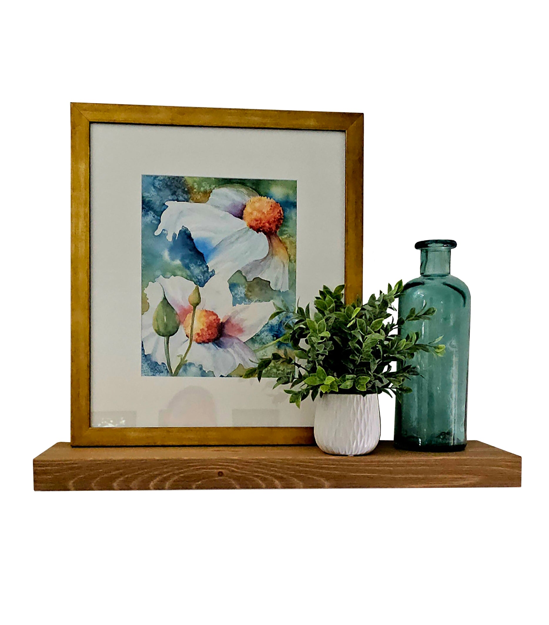 Slim Floating Shelf – 2” Thick, 6” Deep