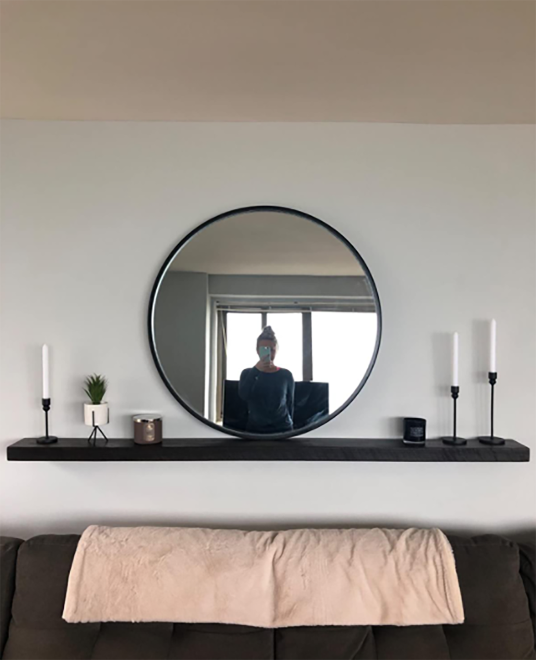 Slim Floating Shelf – 2” Thick, 6” Deep