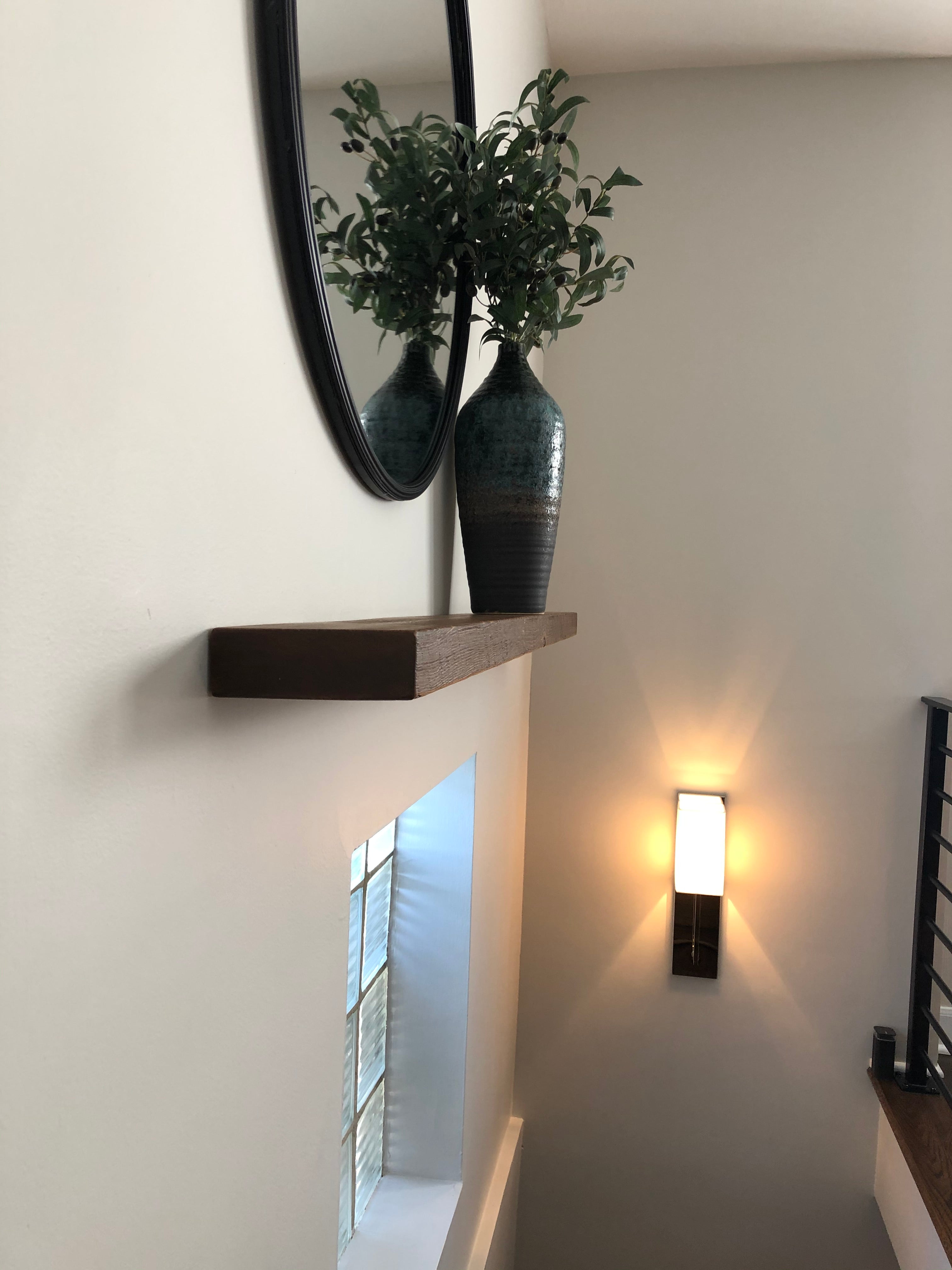 Slim Floating Shelf – 2” Thick, 6” Deep