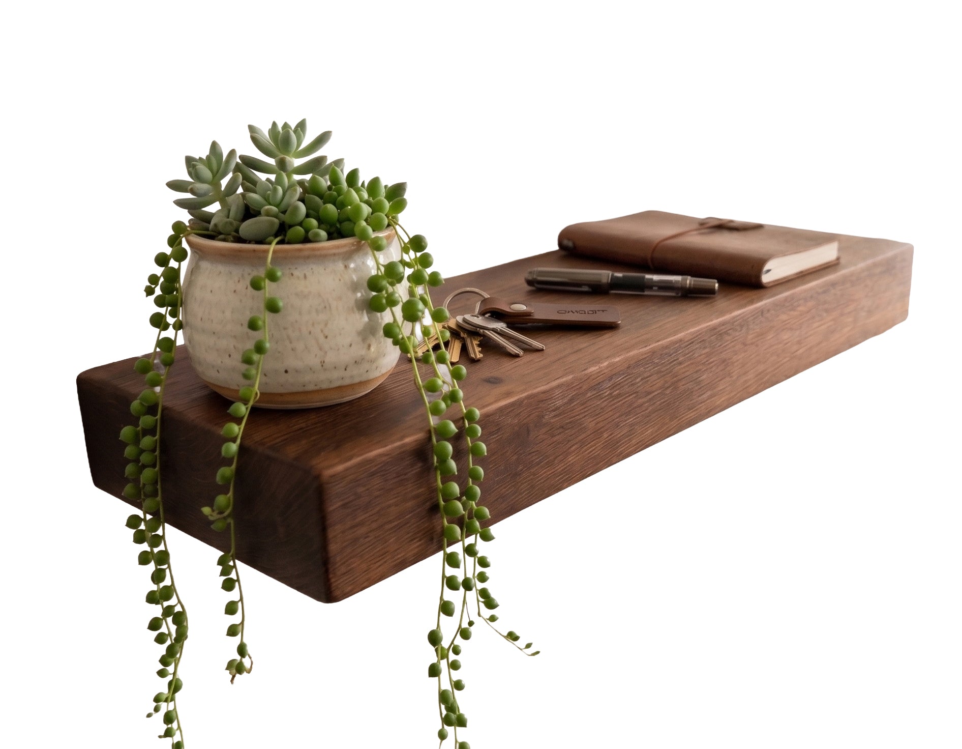 Slim Floating Shelf – 2” Thick, 6” Deep