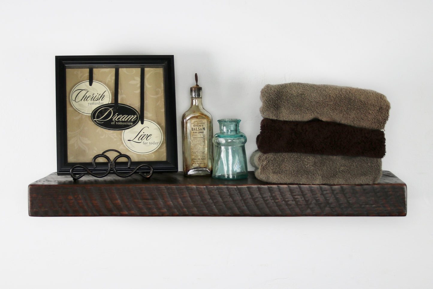 Minimal Floating Shelf – 2” Thick, 10” Deep