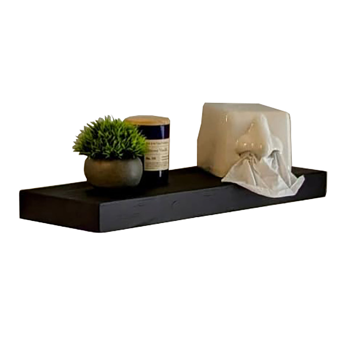 Classic Floating Shelf – 2” Thick, 8” Deep