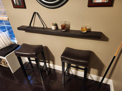 Slim Floating Shelf – 2” Thick, 6” Deep