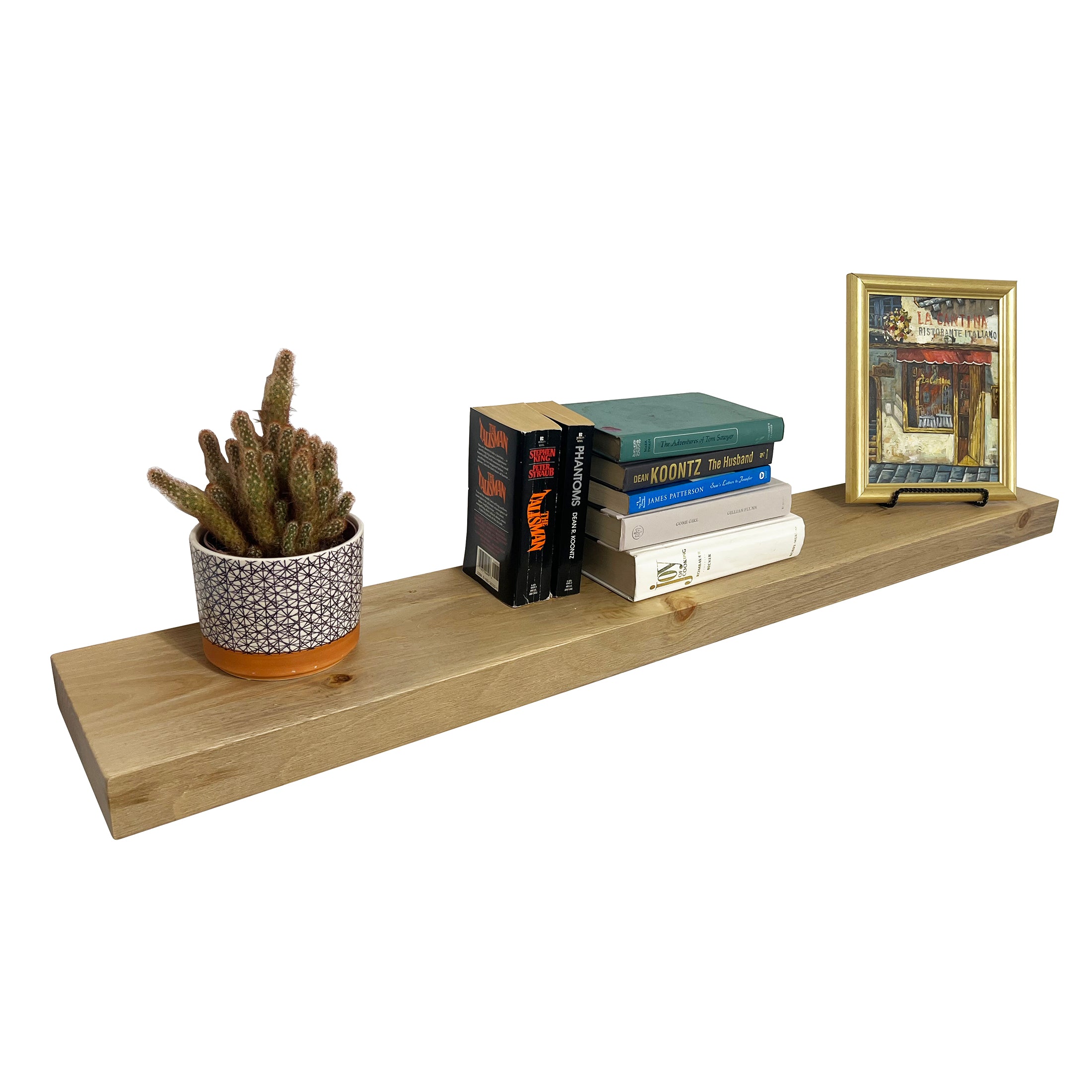 Classic Floating Shelf – 2” Thick, 8” Deep