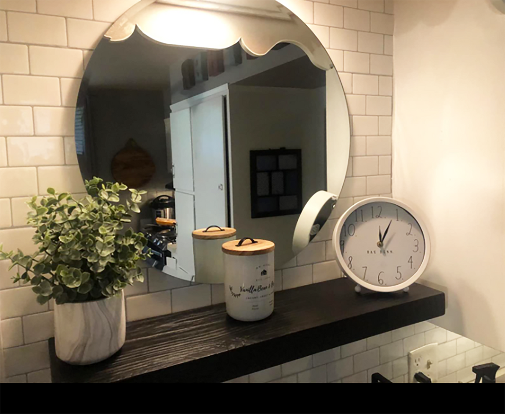 Classic Floating Shelf – 2” Thick, 8” Deep