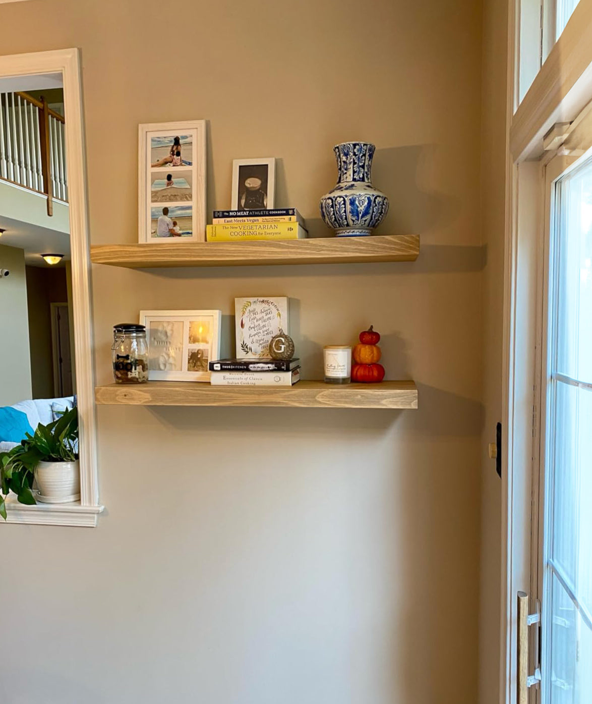 Slim Floating Shelf – 2” Thick, 6” Deep