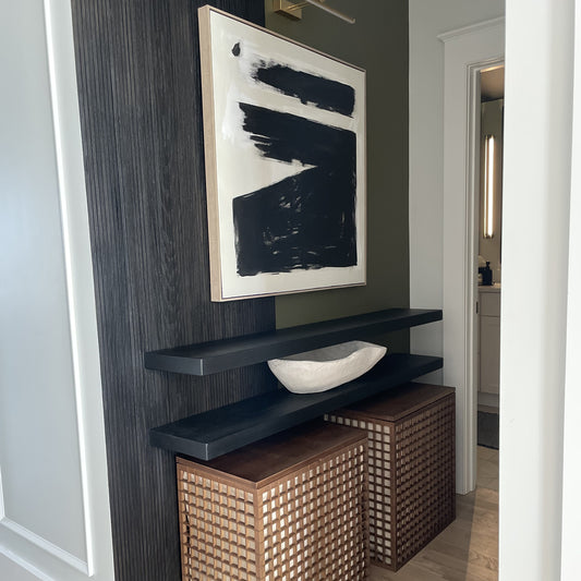 Standard Floating Shelf – 2” Thick, 9” Deep