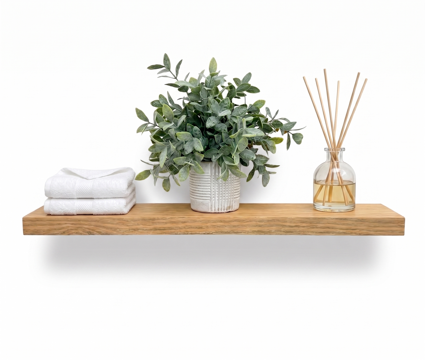 Slim Floating Shelf – 2” Thick, 6” Deep