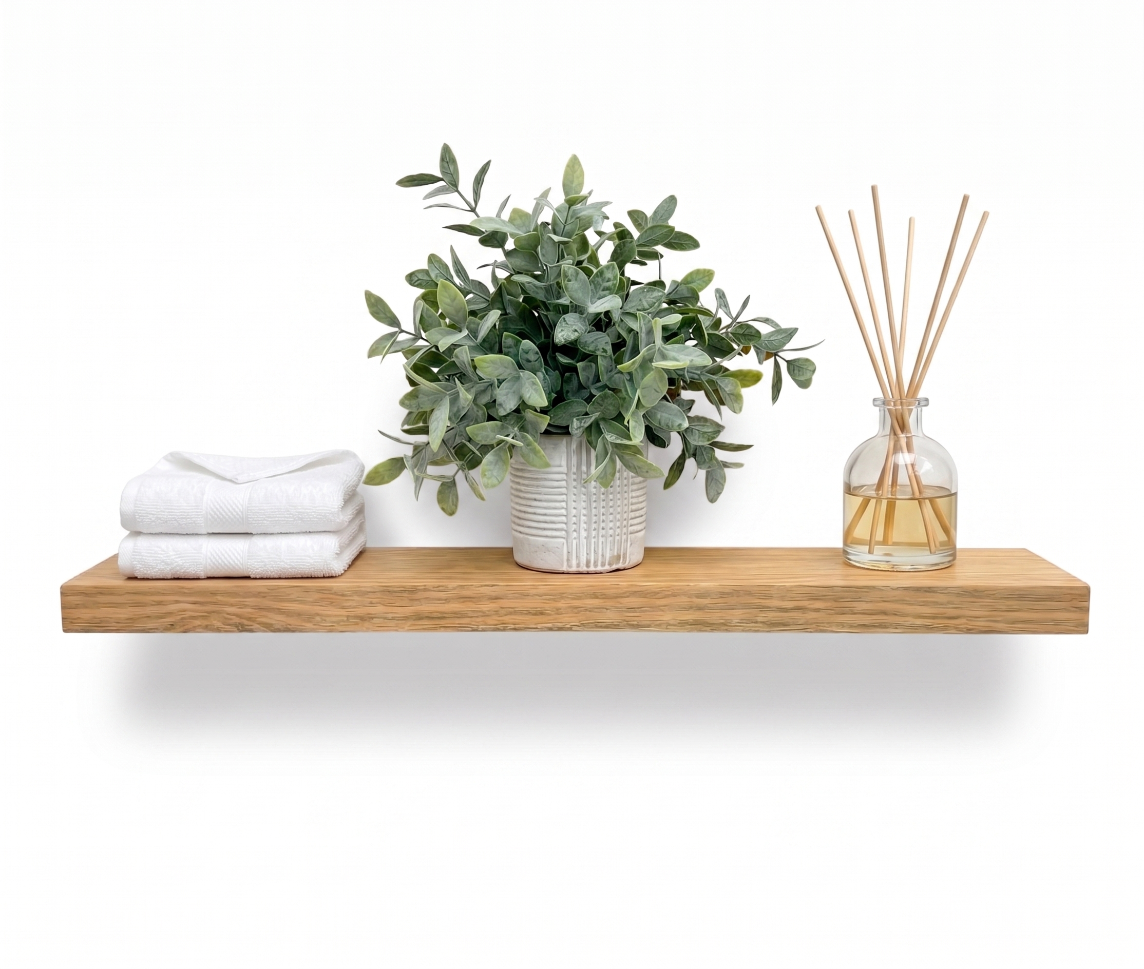 Slim Floating Shelf – 2” Thick, 6” Deep