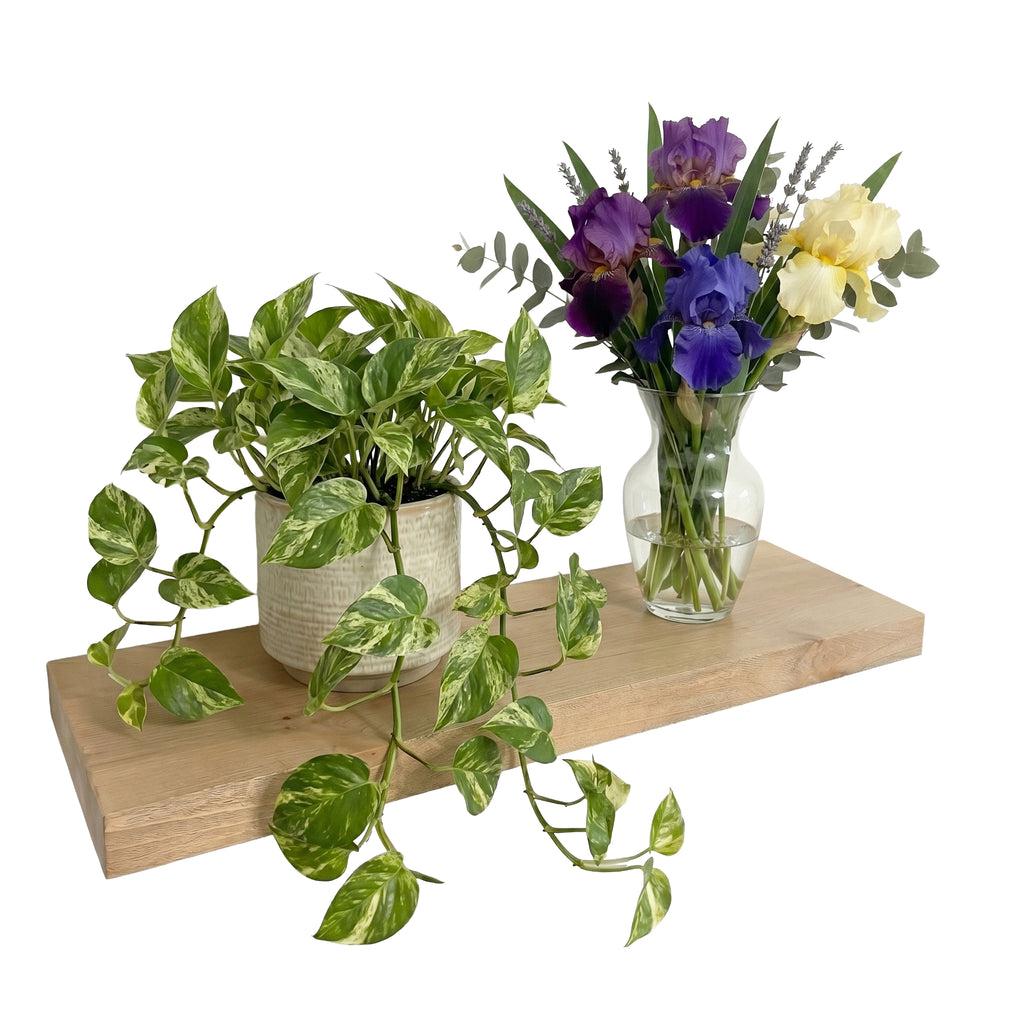 Deep Storage Floating Shelf – 2” Thick, 12” Deep