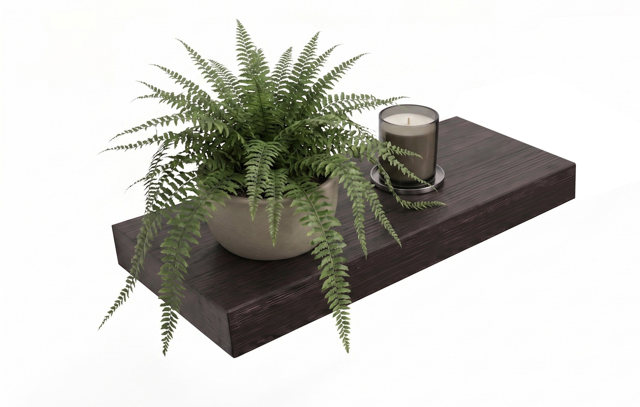 Deep Storage Floating Shelf – 2” Thick, 12” Deep