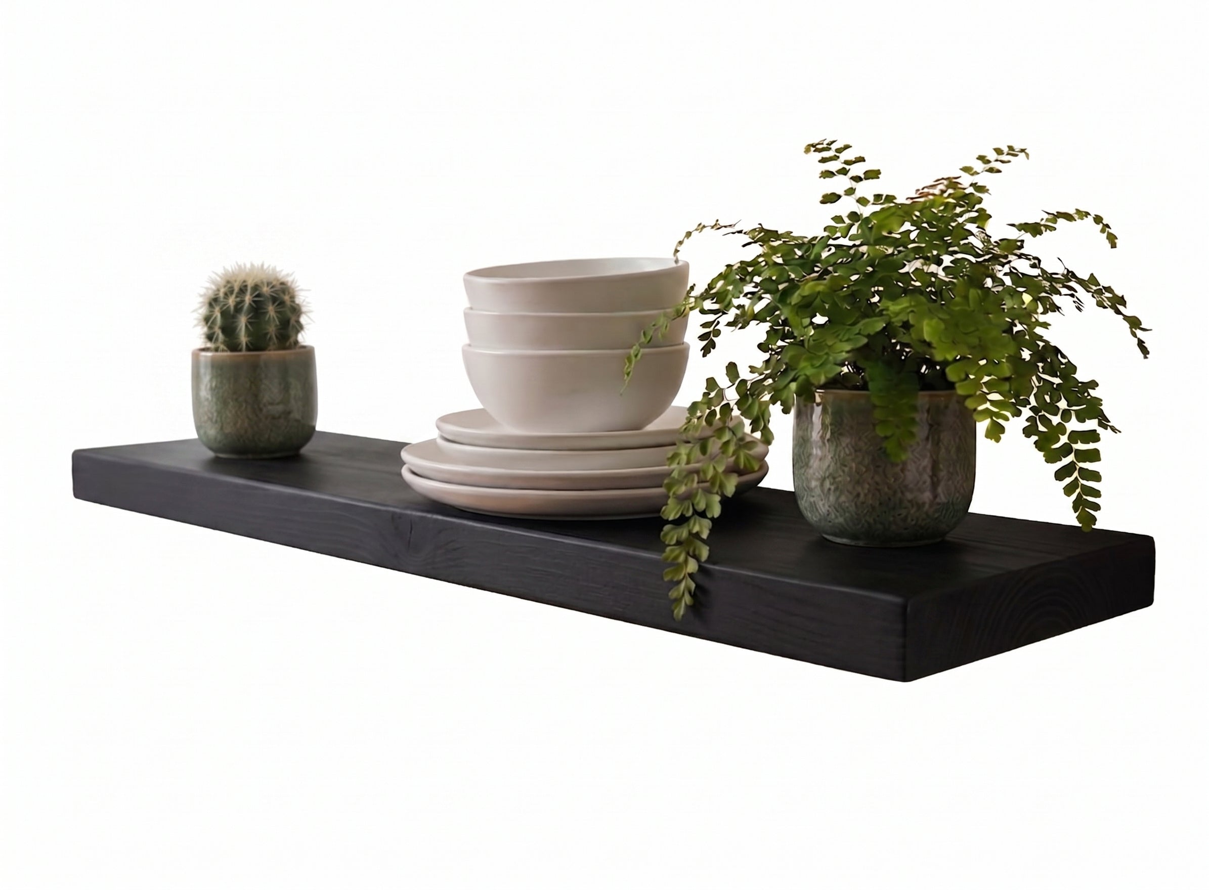 Elite Floating Shelves by Joel – 10 Inch Deep Solid Wood Shelves, Handmade in the USA