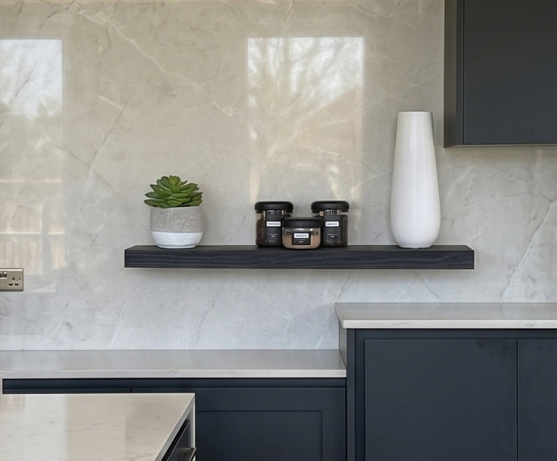 Slim Floating Shelf – 2” Thick, 6” Deep