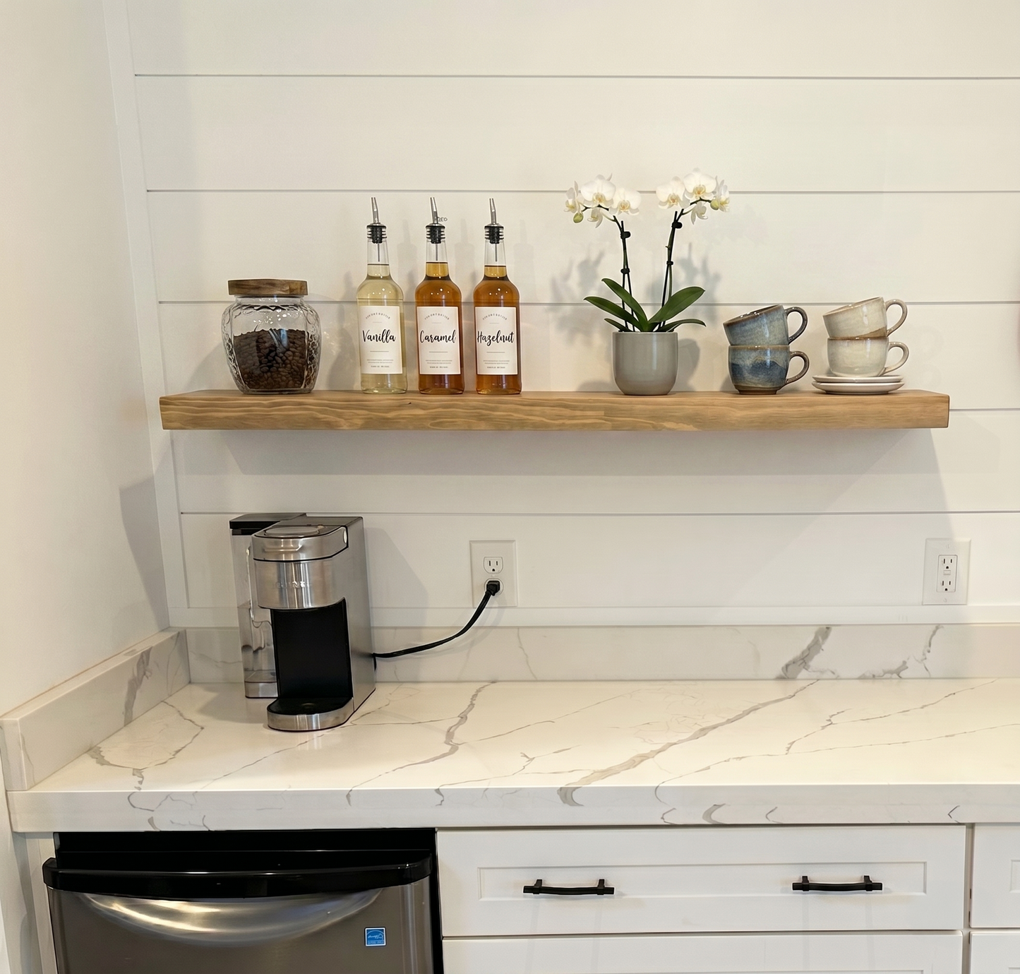 Slim Floating Shelf – 2” Thick, 6” Deep