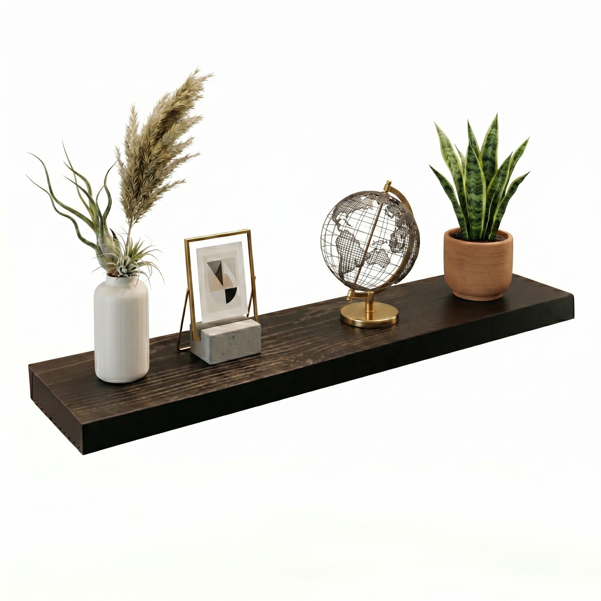 Classic Floating Shelf – 2” Thick, 8” Deep
