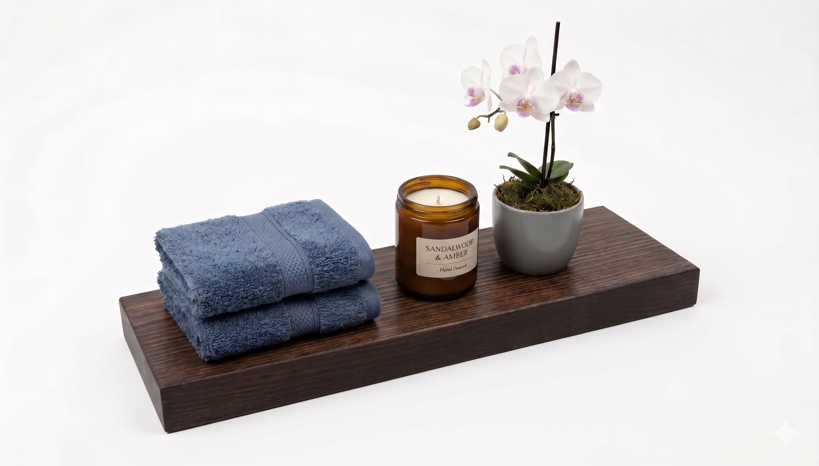 Slim Floating Shelf – 2” Thick, 6” Deep