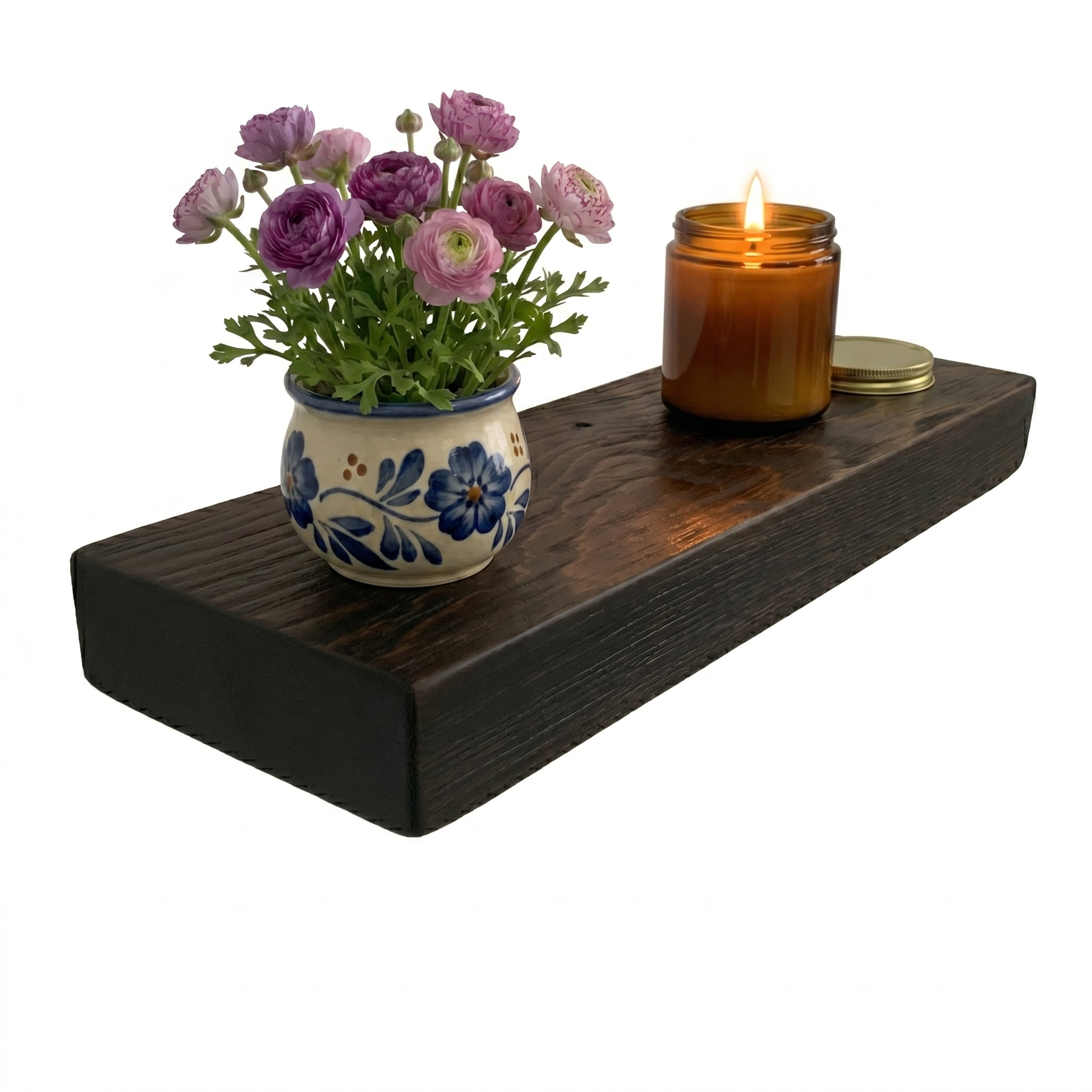 Slim Floating Shelf – 2” Thick, 6” Deep