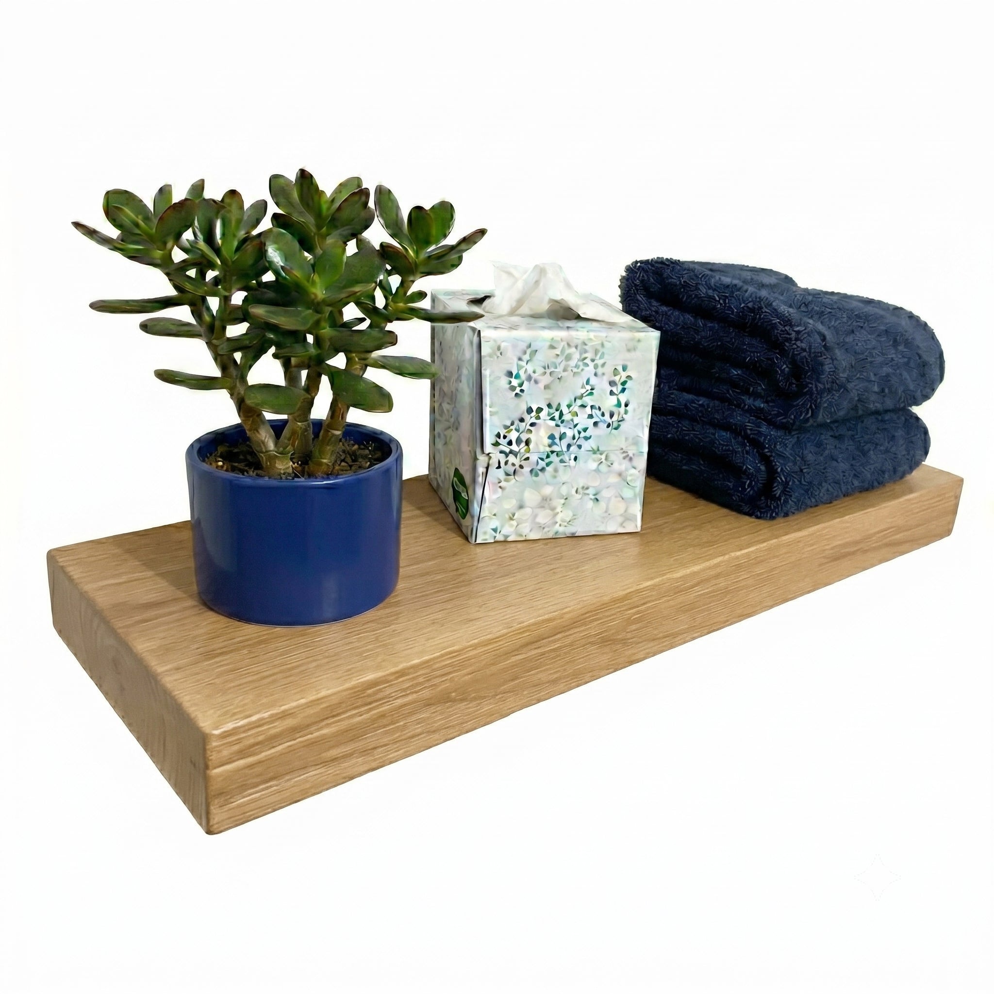 Classic Floating Shelf – 2” Thick, 8” Deep
