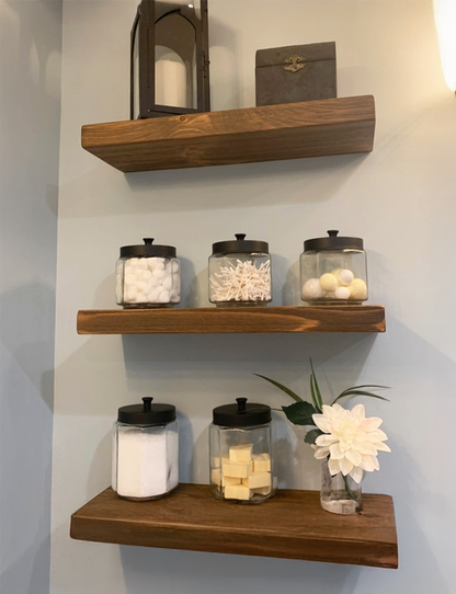 Deep Storage Floating Shelf – 2” Thick, 12” Deep