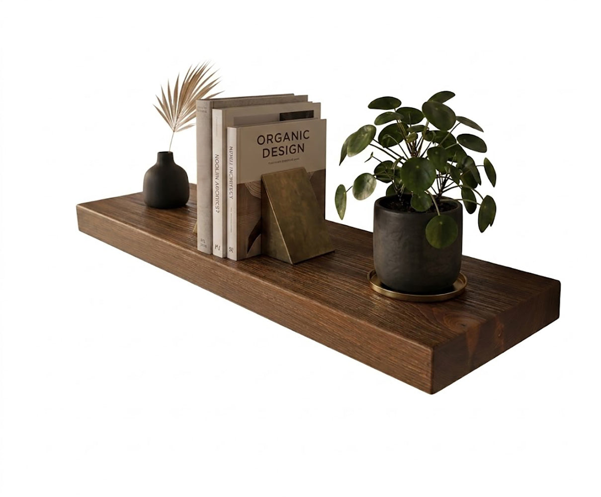 Deep Storage Floating Shelf – 2” Thick, 12” Deep