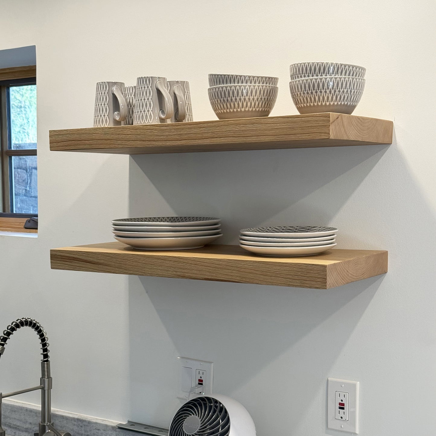 Standard Floating Shelf – 2” Thick, 9” Deep