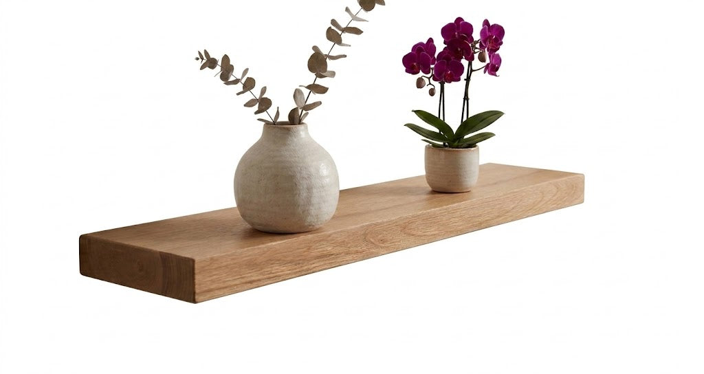 Classic Floating Shelf – 2” Thick, 8” Deep