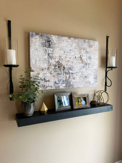 Slim Floating Shelf – 2” Thick, 6” Deep