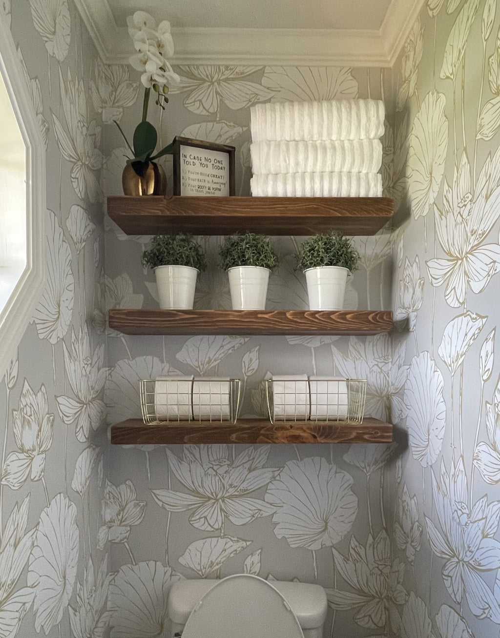 Classic Floating Shelf – 2” Thick, 8” Deep