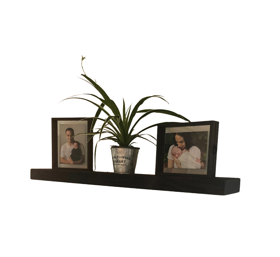 Slim Floating Shelf – 2” Thick, 6” Deep