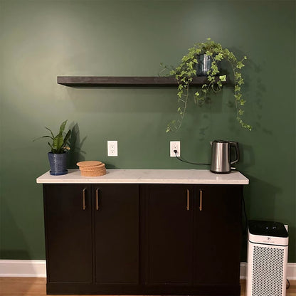 Slim Floating Shelf – 2” Thick, 6” Deep