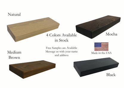 Deep Storage Floating Shelf – 2” Thick, 12” Deep