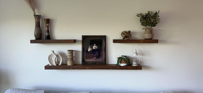Slim Floating Shelf – 2” Thick, 6” Deep