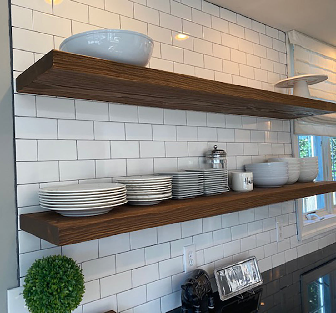 Elite Floating Shelves by Joel – 10 Inch Deep Solid Wood Shelves, Handmade in the USA
