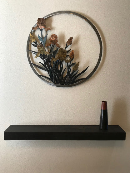 Minimal Floating Shelf – 2” Thick, 10” Deep