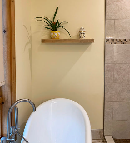 Slim Floating Shelf – 2” Thick, 6” Deep