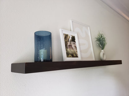 Slim Floating Shelf – 2” Thick, 6” Deep