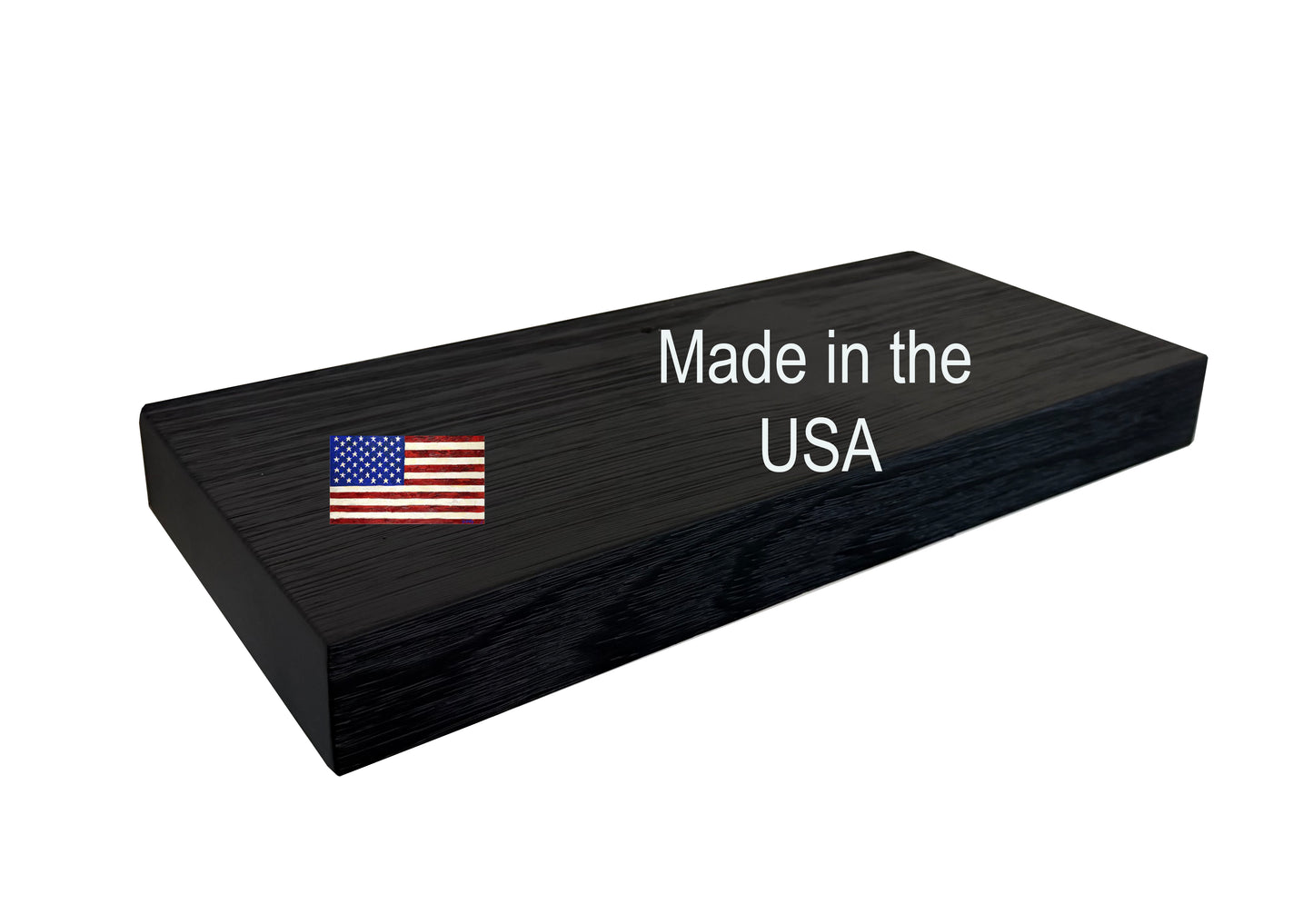 Minimal Floating Shelf – 2” Thick, 10” Deep