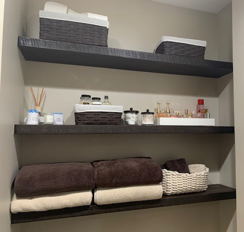 Standard Floating Shelf – 2” Thick, 9” Deep