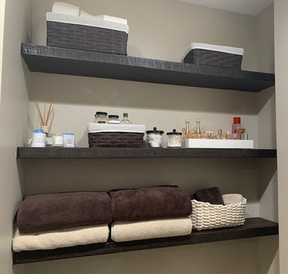 Standard Floating Shelf – 2” Thick, 9” Deep